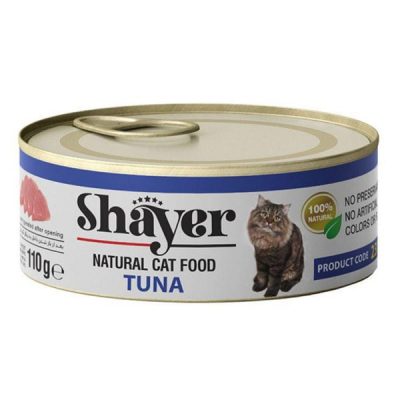 کنسرو غذای گربه شایر مدل shayperpet tuna وزن 110 گرم