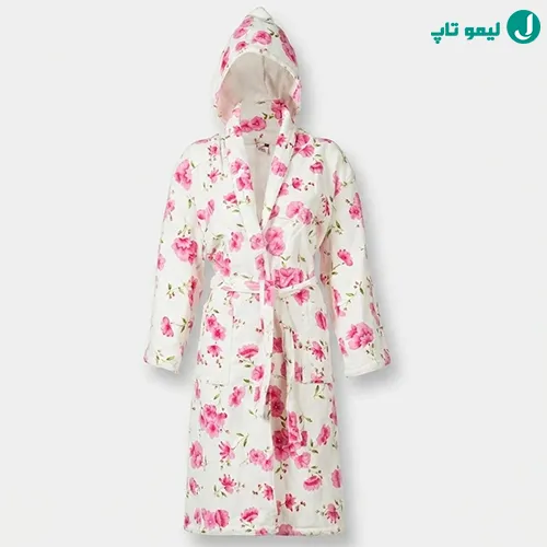 پارچه صورتی با چاپ گلدار نارسیس مدل سارا