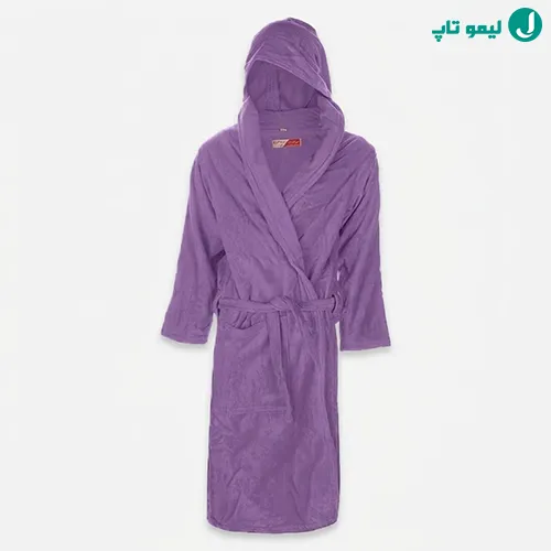نمای یقه و کلاه عمیق حوله زرشکی هنر سایز ۱۴۵