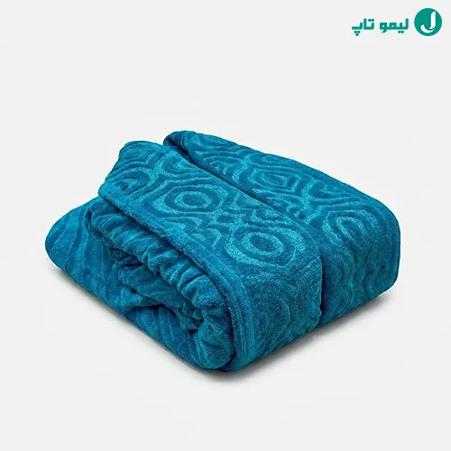 تنپوش لباسی لاجوردی هنرمند طرح موج سایز بزرگ