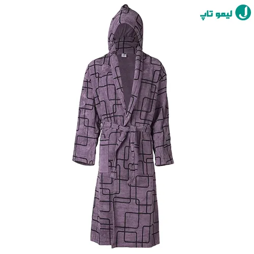 رویه مخملی طرح پازل ارغوان رنگ نوکمدادی