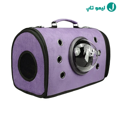 کیف حمل سگ و گربه طرح فضایی مدل رز کد