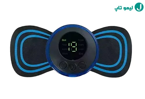 ماساژور پروانهای ارزانقیمت مدل EMS با پد الکتریکی برای شبیهسازی پالسهای فیزیوتراپی