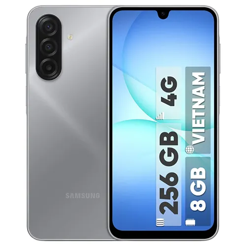جعبه و آداپتور شارژر در باندل شرکتی گوشی مقرونبهصرفه گلکسی A17 4G