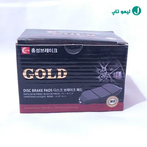 جعبه اصلی لنت ترمز ارگانیک گلد برای توقف نرم و بیصدا