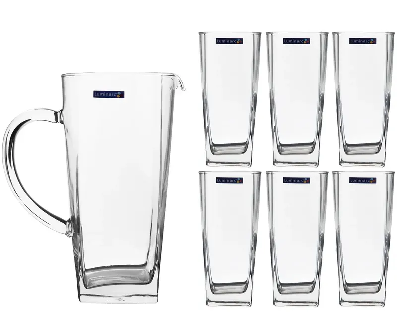 سرویس پارچ و لیوان مینیمال لومینارک S100 کفه مربع