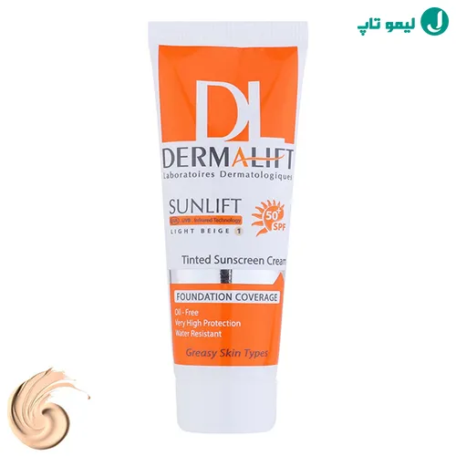 تصویر کرم ضد آفتاب درمالیفت سری Sunlift مناسب پوست های حساس و قرمز