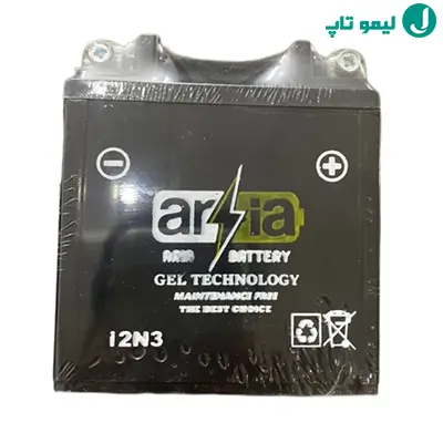 باتری موتورسیکلت آریا مدل 12N3Aria مناسب برای هندا 125