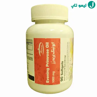 سافت ژل روغن گل مغربی 1000 میلی گرم کارن بسته 90 عددی