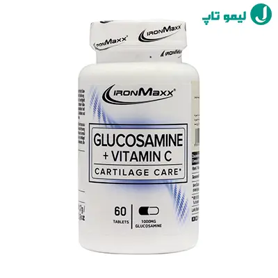 قرص گلوکزامین و ویتامین C آیرون مکس بسته 60 عددی