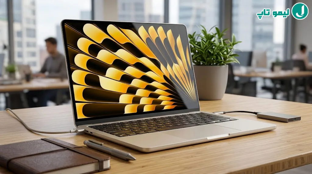 لپ تاپ ۱۳ اینچی اپل مدل MacBook Air M4 متصل به هاب تایپ سی؛ بررسی ارزش خرید و شارژدهی باتری مکبوکهای خوشقیمت