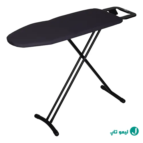 میز اتو فلزی رامش مدل IO103 مجهز به جایگاه نگهدارنده اتو و روکش پلاستیکی پایهها