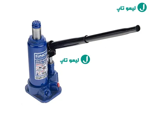جک روغنی هیدرولیک نووا مدل NTB-2102 با ظرفیت ۲ تن در پسزمینه مینیمال