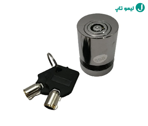 قفل کابلی 180 سانتی متری اوکی مدل 904t همراه با کلید چراغ دار
