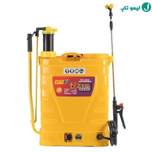 سمپاش شارژی 20 لیتری اف اس تی 20DS با پرتاب عمودی بالا مناسب درختان