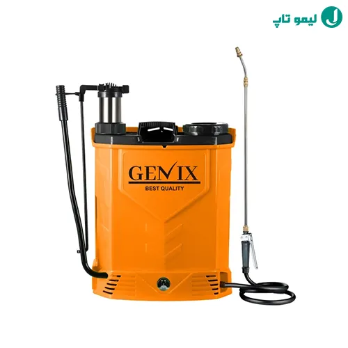 سمپاش شارژی 20 لیتری جنیکس GNX20 با لانس تلسکوپی استیل و پمپ پرقدرت