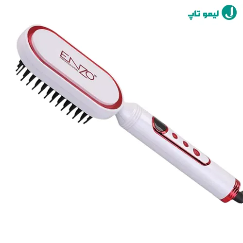 برس حرارتی انزو پروفیشینال مدل EN-4201 با پنل دیجیتال و تکنولوژی یونساز برای موهای بلند