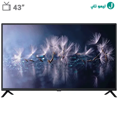 طراحی ظریف بدنه و فریم باریک تلویزیون 43 اینچ هوشمند نکسار مدل NTV-H43C612N