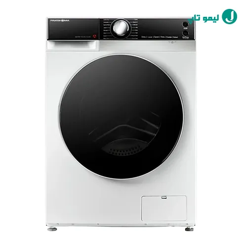 نمای کامل ماشین لباسشویی ۹ کیلویی پاکشوما سری L9W با رده مصرف انرژی سه پلاس