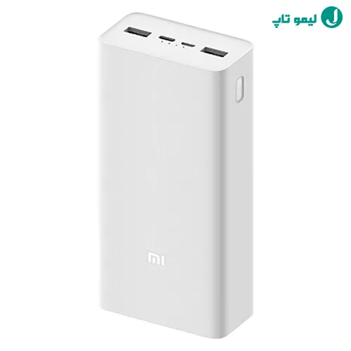 پاوربانک ظرفیت بالای شیائومی 30000 مدل PB3018ZM با سه پورت خروجی؛ مناسب برای کمپینگ و سفر