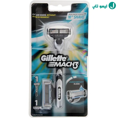 ژیلت Mach3 کلاسیک به همراه یدک، تیغ اصلاحی ایدهآل برای پوستهای حساس و مستعد جوش