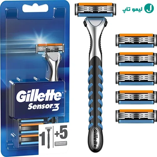 خود تراش ژیلت Sensor3 بسته ۶ عددی، انتخابی اقتصادی و سبک برای اصلاح ریش در سفر