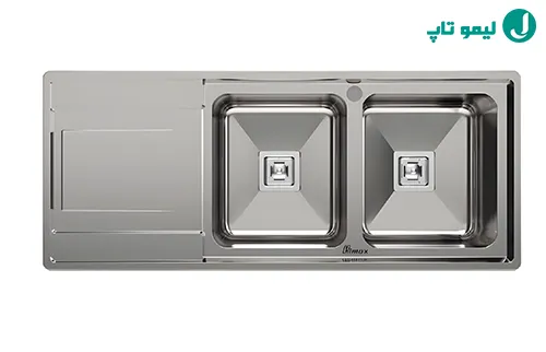 بیمکث لگن عمیق با سیفون فابریک متصل