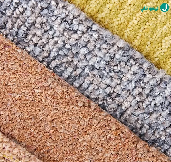 کالیته فرش برشی پرزبلند قرمز و قهوه ای آرتا