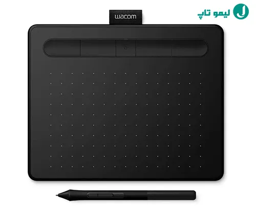 باند طراحی بلوتوثی وکام Intuos S رنگ مغزپستهای با چهار کلید بالایی