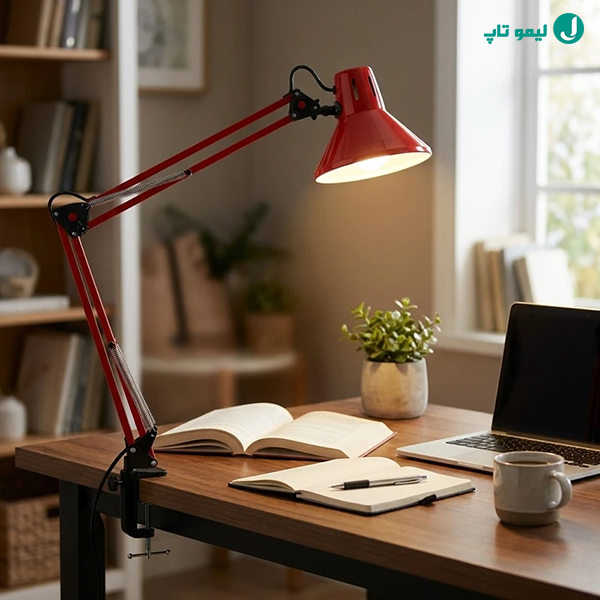مدل فلزی و قرمز کریمزاده EN-101 متصل به میز
