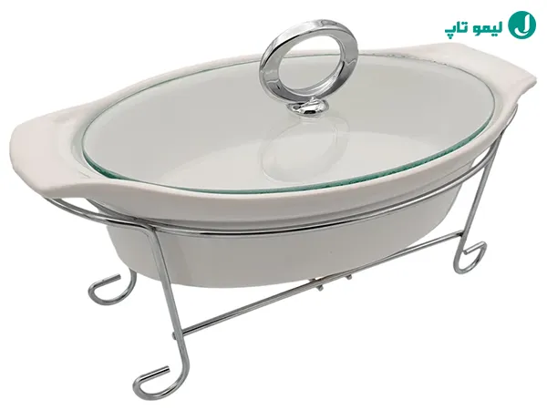 ظرف گرم نگهدارنده سرامیکی دالتون روی پایه سیمی