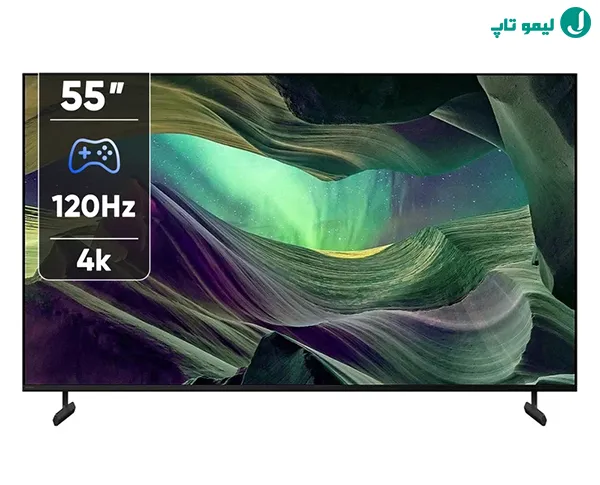 بررسی مدل ۱۲۰ هرتز سونی X85L در حال نمایش شفق قطبی