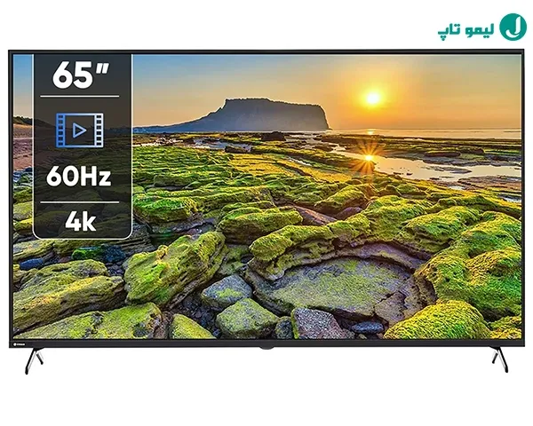 بهترین تلویزیون اسنوا نمایش غروب آفتاب و ساحل سنگی