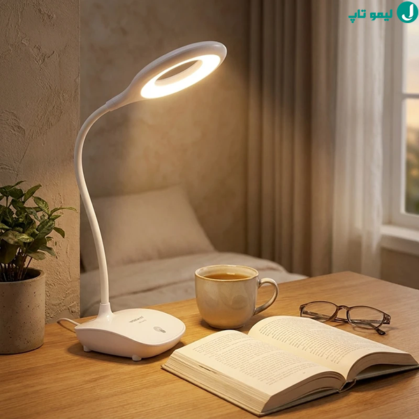پایه سفید و نور حلقهای در ویداسی WD-6039