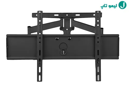 براکت فلزی سیاه با دو بازوی متحرک