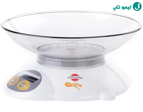 کاسه پلاستیکی شفاف روی پایه سفید پارس خزر DS5000P