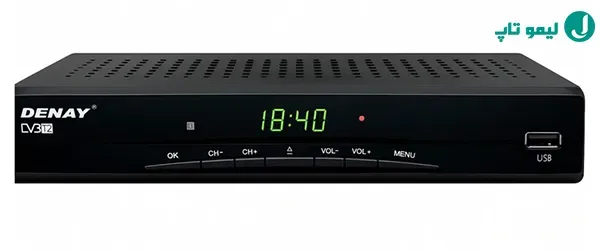 شیارهای تهویه حرارت روی قاب بالایی مشکی دنای STB-1034H