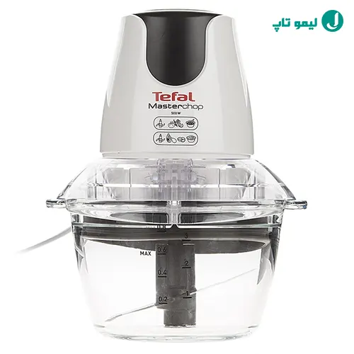 کاسه پیرکس گرد با موتور سفید در بهترین خردکن تفال MB502B